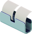 A kitchen ticket rail